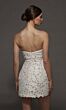 Alyce Paris 70118 Embroidered Strapless Lace Short Wedding Dress