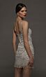 Alyce Paris 70123 Fringe Hem Fitted Spaghetti Strap Short Bridal Dress