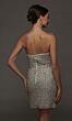 Alyce Paris 70124 Fitted Strapless Straight Neck Short Bridal Dress
