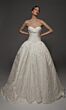 Alyce Paris 7165 Corset Bodice Drop Waist Jacquard Wedding Dress