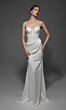 Alyce Paris 7180 Draped Skirt Corset Bodice Fitted Bridal Dress