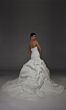 Alyce Paris 7185 Pick-Up Skirt Strapless Jacquard Wedding Gown