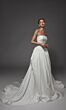 Alyce Paris 7187 Satin Ruched Bodice Pick-Up Skirt Wedding Gown