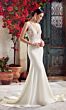 Alyce Paris 7016 Plunging Lace Bodice Wedding Dress
