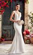 Alyce Paris 7052 Open Back Plunging Neck Wedding Gown