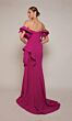 Alyce Paris 27643 Rosette Sleeve Off The Shoulder Evening Gown