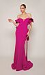 Alyce Paris 27643 Rosette Sleeve Off The Shoulder Evening Gown