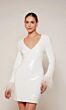 Alyce Paris 70027 Long Sleeve Sequin Wedding Dress