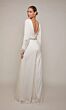 Alyce Paris 70031 Bishop Sleeve Beaded Waist Wedding Jumpsuit