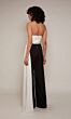 Alyce Paris 70050 Draped Bodice Strapless Wedding Jumpsuit