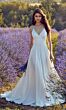 Alyce Paris 7089 Beaded Waist Button Back Wedding Gown