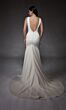 Alyce Paris 7091 Front Slit Plunging Neck Wedding Gown