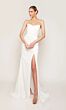 Alyce Paris 7093 High Slit Corset Bodice Wedding Gown