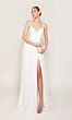 Alyce Paris 7095 Back Buttons High Slit Bridal Gown