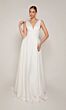 Alyce Paris 7096 Side Pockets Plunging Neck Bridal Gown