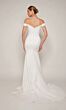 Alyce Paris 7098 Side Train Off The Shoulder Bridal Dress