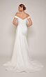 Alyce Paris 7098 Side Train Off The Shoulder Bridal Dress