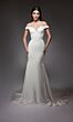 Alyce Paris 7098 Side Train Off The Shoulder Bridal Dress