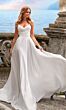 Alyce Paris 7100 Cowl Neck Open Back Bridal Dress