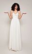 Alyce Paris 7100 Cowl Neck Open Back Bridal Dress