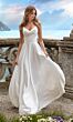 Alyce Paris 7100 Cowl Neck Open Back Bridal Dress
