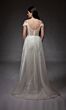 Alyce Paris 7101 Sheer Bodice Off The Shoulder Bridal Gown