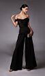 Alyce Paris 70071 Wide-Leg Cowl Neck Wedding Jumpsuit
