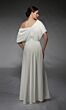 Alyce Paris 70072 Drape Asymmetric Neck Wide-Leg Wedding Jumpsuit