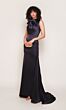 Alyce Paris 7067 Cowl Neck Fit And Flare Bridal Dress