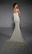 Alyce Paris 7104 Plunging Neck Side Streamer Bridal Dress