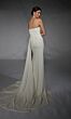 Alyce Paris 7105 Cowl Neck Side Streamer Bridal Dress