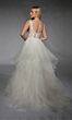 Alyce Paris 7126 Plunging Neck Flounce Skirt Bridal Gown