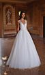 Alyce Paris 7128 Illusion Back Plunging Neck Wedding Dress