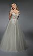 Alyce Paris 7129 Off-The-Shoulder Corset Bodice Wedding Dress