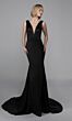 Alyce Paris 7021 Plunging Neckline V-Back Wedding Dress