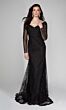 Alyce Paris 7030 Long Sleeve Open Back Bridal Dress