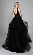Alyce Paris 7040 Flounce Skirt Plunging Neckline Bridal Gown