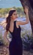 Alyce Paris 5065 V-Neck with Train Dress