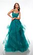 Alyce Paris 61094 Flounce Skirt Spaghetti Strap Dress