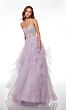 Alyce Paris 61094 Flounce Skirt Spaghetti Strap Dress