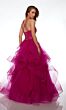 Alyce Paris 61094 Flounce Skirt Spaghetti Strap Dress
