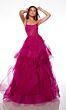 Alyce Paris 61094 Flounce Skirt Spaghetti Strap Dress