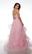 Alyce Paris 61094 Flounce Skirt Spaghetti Strap Dress