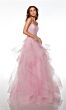 Alyce Paris 61094 Flounce Skirt Spaghetti Strap Dress