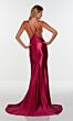 Alyce Paris 61161 Halter Neck Cutaway Slit Dress