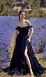 Alyce Paris 61308 3D Flowers Off The Shoulder Dress