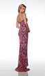 Alyce Paris 61481 Aztec Beadwork High Slit Dress