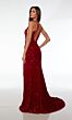 Alyce Paris 61484 High Slit Sequin Dress