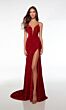 Alyce Paris 61484 High Slit Sequin Dress