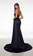 Alyce Paris 61486 Side Tail Spaghetti Straps Dress